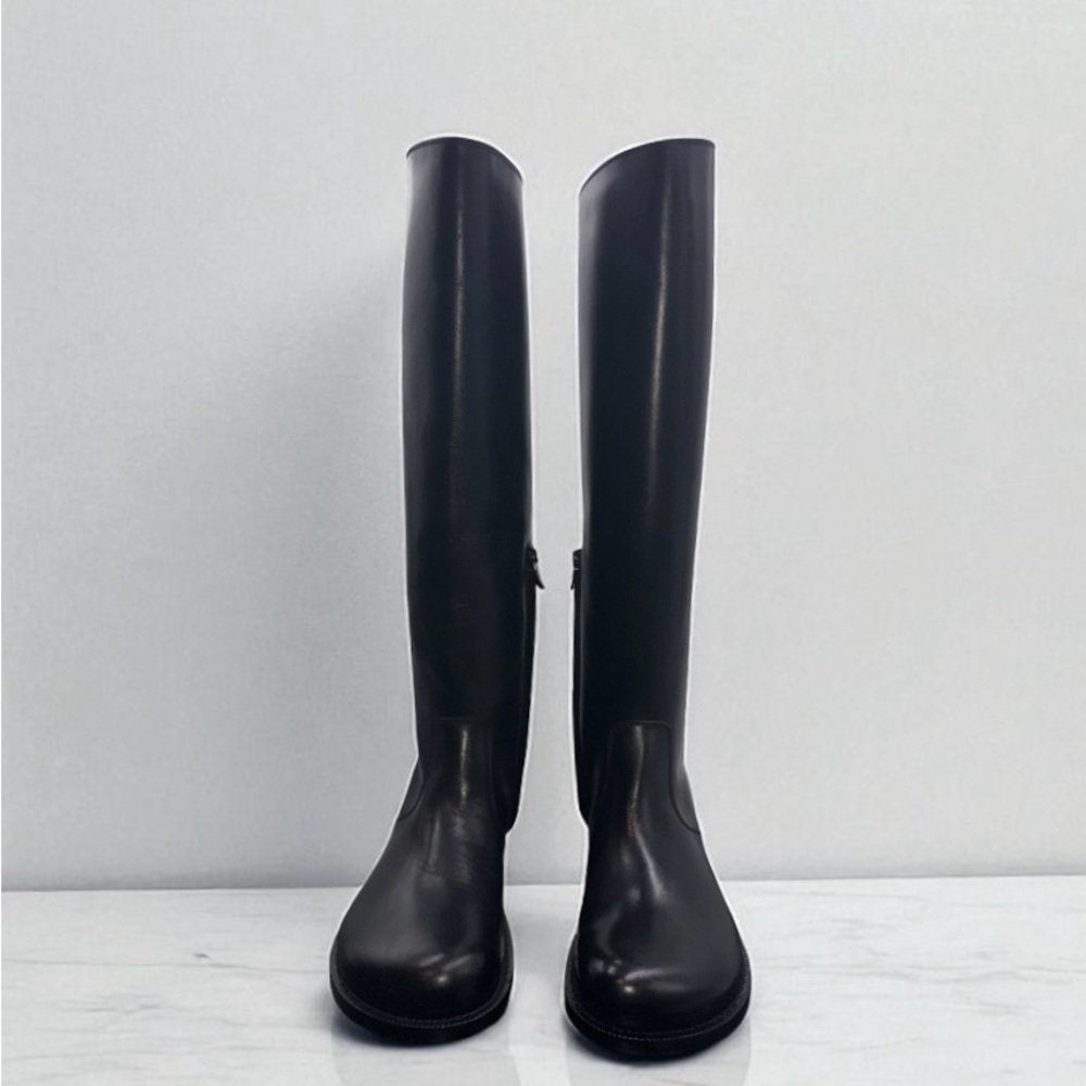 LOEWE Campo leather boots